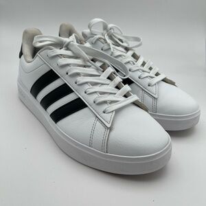 Adidas Classic White and Black Shoes